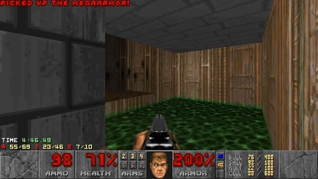 Doom - E2M4: Deimos Lab (Nightmare! 100% Secrets + Items) смотреть онлайн