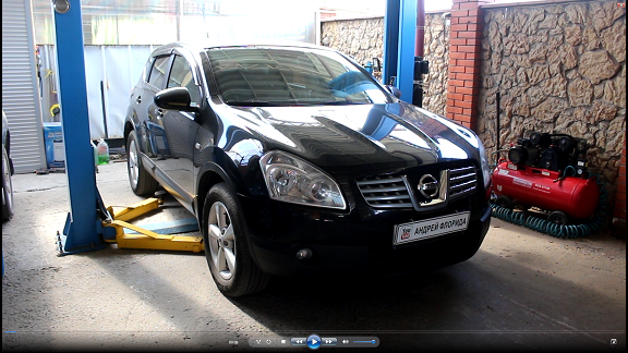 Замена масла в угловом и заднем редукторе на Nissan Qashqai 2,0 4WD Ниссан Кашкай 2008