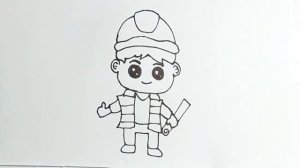 Как нарисовать строителя