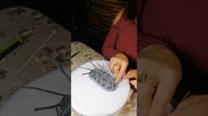 Санки из бумажной лозы