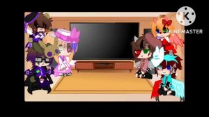 Aftons React to Michael Aus -Remake! (Gacha Club) [Credits in Description]