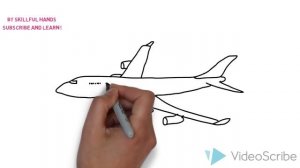 How to Draw an Airplane / Как нарисовать Самолёт