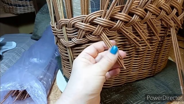 Корзина с декоративным элементом. Часть первая