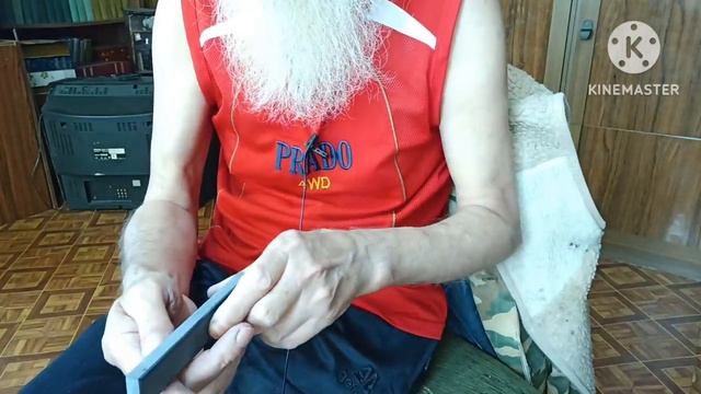 Заточка танто со стойкой постоянного угла.