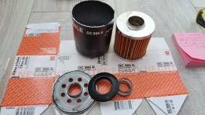 Распил масляного фильтра MAHLE OC986A (China-PRC)