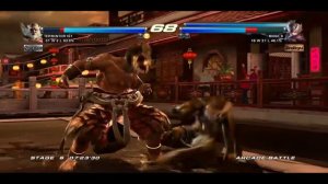 Tekken Tag 2 Arcade mode solo: Jinpachi Mishima: