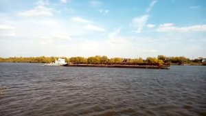 Река Ока. Весенняя навигация.