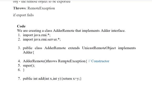 Remote Method Invocation смотреть онлайн