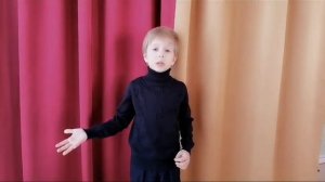 Алексеев Артём, 7 лет, читает стихотворение Виктора Бокова "Гимн хлеборобу"