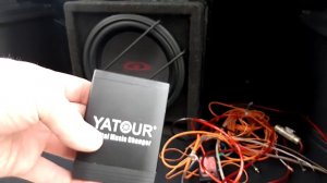 Подключение саба, USB к штатной магнитоле HONDA CR-V. YATOUR