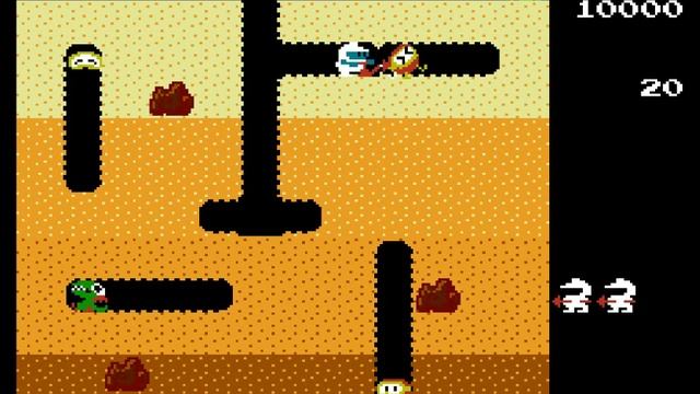 Диг Даг (Dig Dug) смотреть онлайн