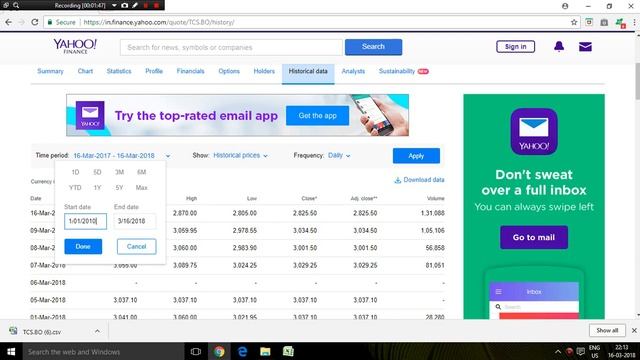1. Data Collection using yahoo finance смотреть онлайн