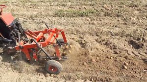 Картофелекопалка на трехколесном мотоблоке МТЗ