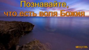Познавайте, что есть воля Божия  А  Костенко  МСЦ ЕХБ ПРОПОВЕДЬ 2020