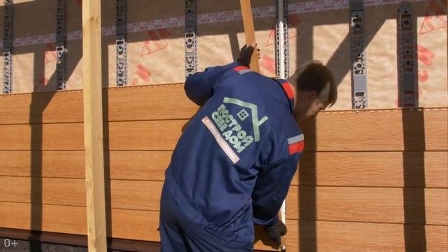 Внешняя отделка фасада загородного дома. ALTA BOARD. Зимний монтаж. Построй Себе Дом.