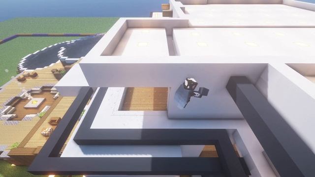 Minecraft: Modern Mega Mansion Tutorial Pt. 5 | Architecture Build (#12) смотреть онлайн