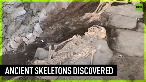 Pompeii excavation | Three more skeletons found