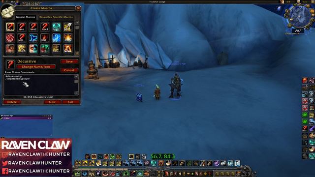 Ravenclaw - Tutorial Time | Macro guide and hunter pet control | WoW Legion patch 7.0.3