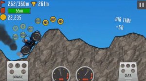 Машинка Монстер Трак. игра Hill Climb Racing Мультик про машинки для детей. Игра про гонки.
