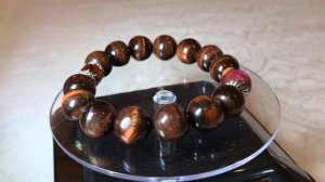 Браслеты из яшмы и тигрового глаза