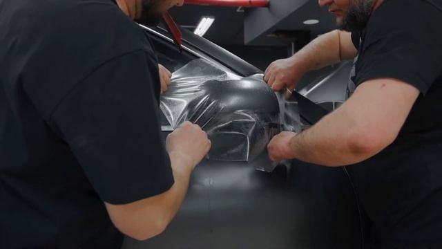 Оклейка пленкой Genesis GV80 (Генезис в пленке). Антигравийная полиуретановая пленка. смотреть онлайн