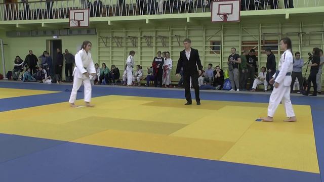 Final block. Open JUDO tournament among girls of U15 Ryazan, Russia смотреть онлайн