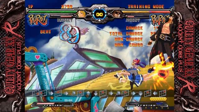 Guilty Gear XX Accent Core Plus R - Bridget Combos
