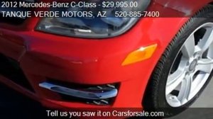 2012 Mercedes-Benz C-Class C250 Coupe for sale in Tucson, AZ