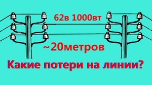 Падение напряжения на линии солнечных батарей 20 метров при 1кВт нагрузки.