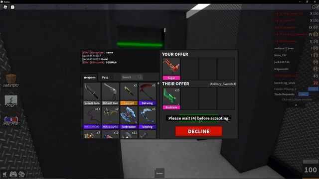 ROBLOX MM2 TRADING MONTAGE #9 смотреть онлайн