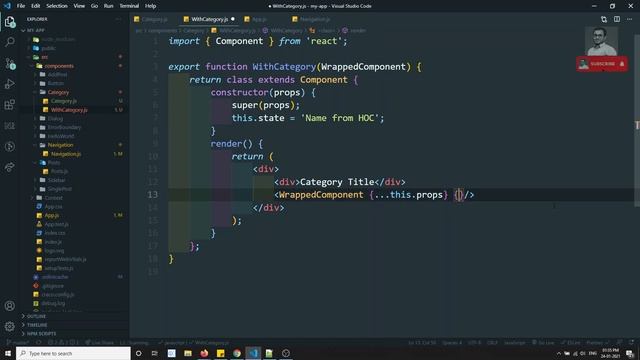 21. Understand Higher Order Components (HOC) in ReactJS. How to use HOC in React смотреть онлайн