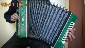 Зимний сад (А. Глызин) разбор на гармони №-273 с цифрами