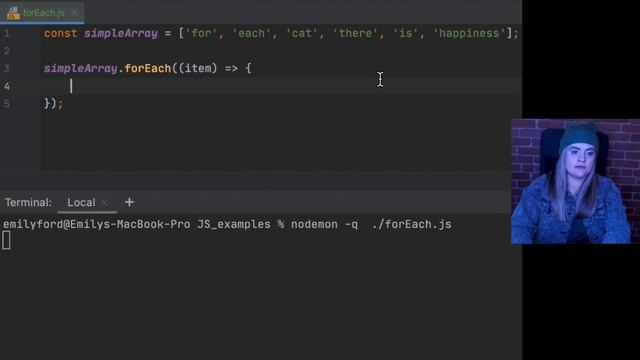 JavaScript forEach (in 1.5 min)