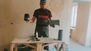 Замена Тройник 110 трубу канализации стояка. 110 лик Канализация трубасини алмаштириш