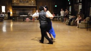 Fernanda Ghi y Guillermo Merlo dancing to "Milonga Criolla"