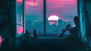 Меланхолия поздней ночи -  Study Sleep Relax (замедленно + реверберация)
