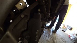 HONDA VFR800 плановое ТО|Замена подшипников рулевой колонки|Замена и прокачка тормозов (combi brake