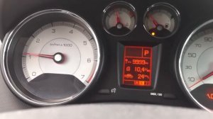 Плавают обороты Пежо 308