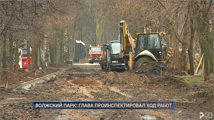 (Рыбинск-40) ВОЛЖСКИЙ ПАРК: ГЛАВА ПРОИНСПЕКТИРОВАЛ ХОД РАБОТ