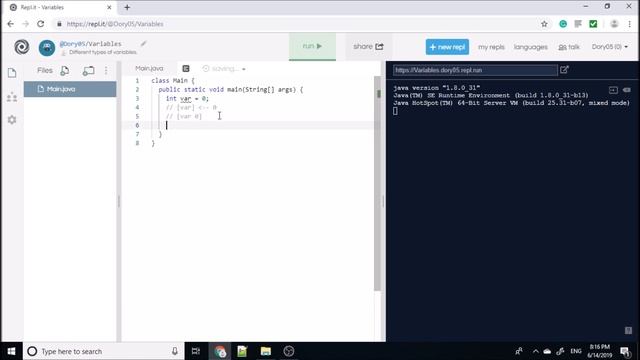 Programming 101 (Episode #1): Variables