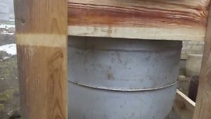 Перетопка воска из мервы .