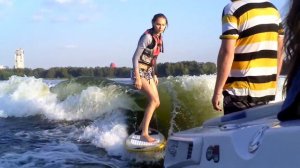 My WAKESURF LESSON №3 (Moscow, Strogino)