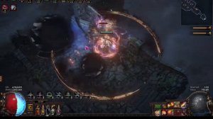 Path of Exile [3.17] Sporeguard Incinerate Elementalist vs. Simulacrum Wave 30 Kosis & Omniphobia