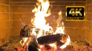 Камин, треск костра и релакс в 4К для сна, учебы, работы