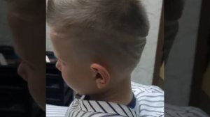 Стрижка + красивый рисунок на волосах для мальчиков