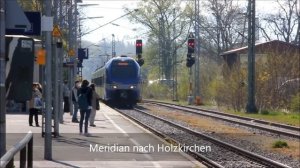 Bahnhof Bad Aibling mit Meridian und Diesellok BR 294 778