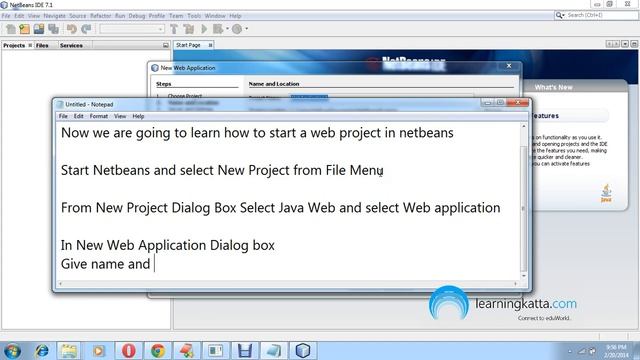 How to start web application in NetBeans смотреть онлайн