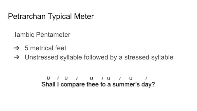 Structure of a Petrarchan Sonnet смотреть онлайн