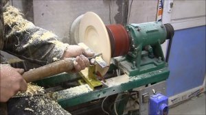 Изготовление хлебницы на токарном по дереву, материал сосна