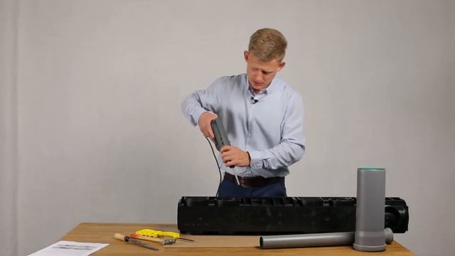 Подключение трубы к водоотводному лотку смотреть онлайн